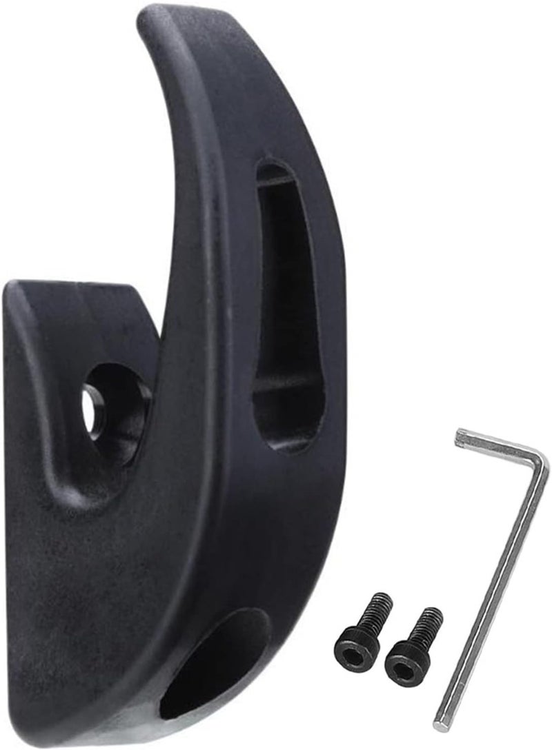 Ecosystem Front Claw Hanger Hook for Xiaomi Electric Scooter, Compatible with M365 Pro Pro2 1S Lite Mi4 Ultra, High Strength Plastic Material, Easy Installation (Black) - Image 1